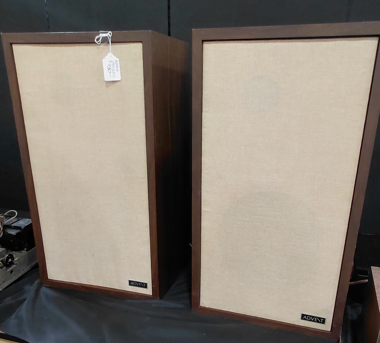 Original Large Advent vintage speakers