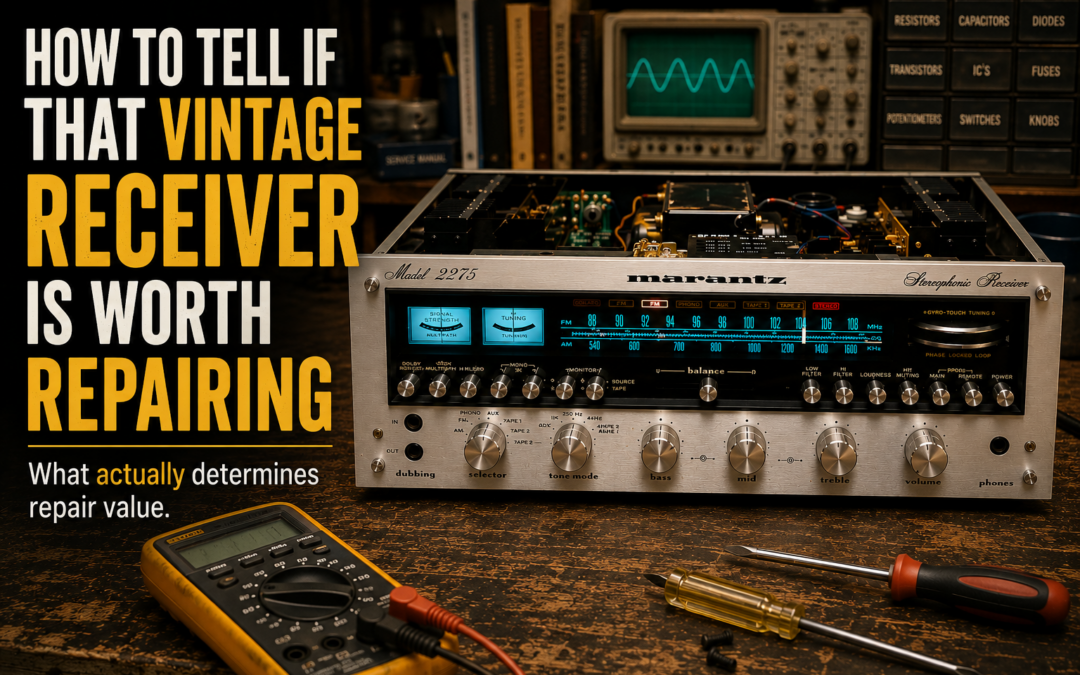 How to Tell If That Vintage Receiver Is Worth Repairing
