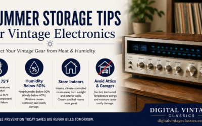 Summer Storage Tips for Vintage Electronics: How to Keep Your Gear Safe in the Heat